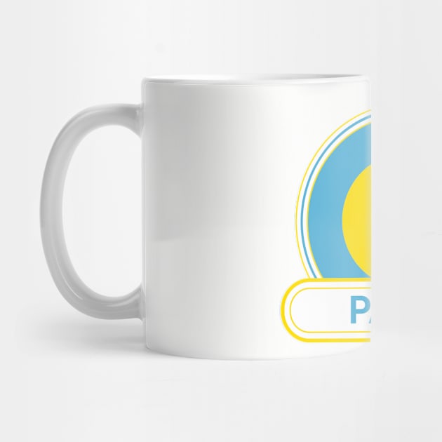 Palau Country Badge - Palau Flag by Yesteeyear